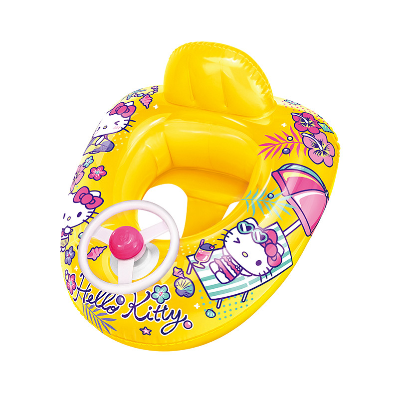 HELLO KITTY 太陽傘造型 橡皮艇