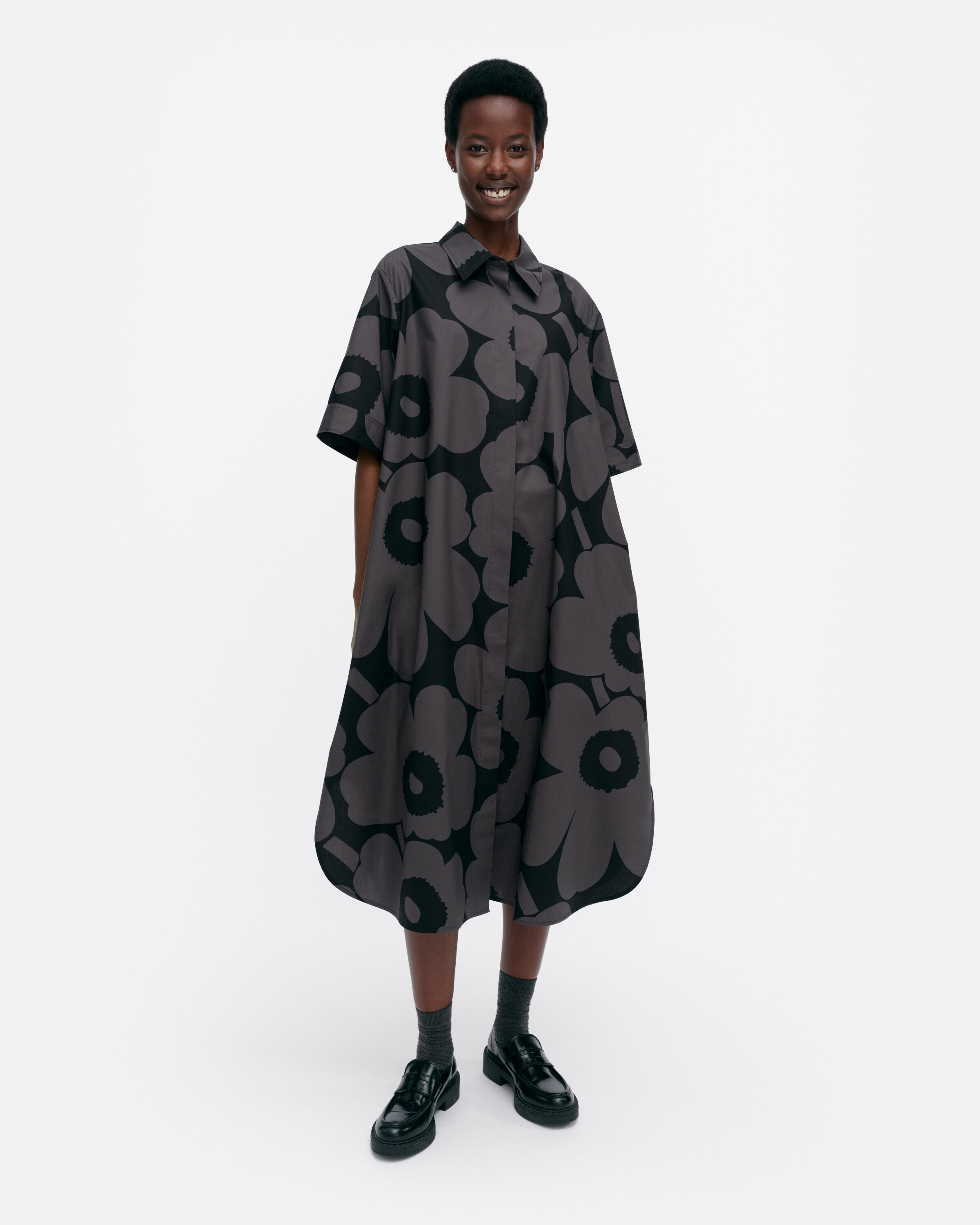 Popliini Unikko cotton dress