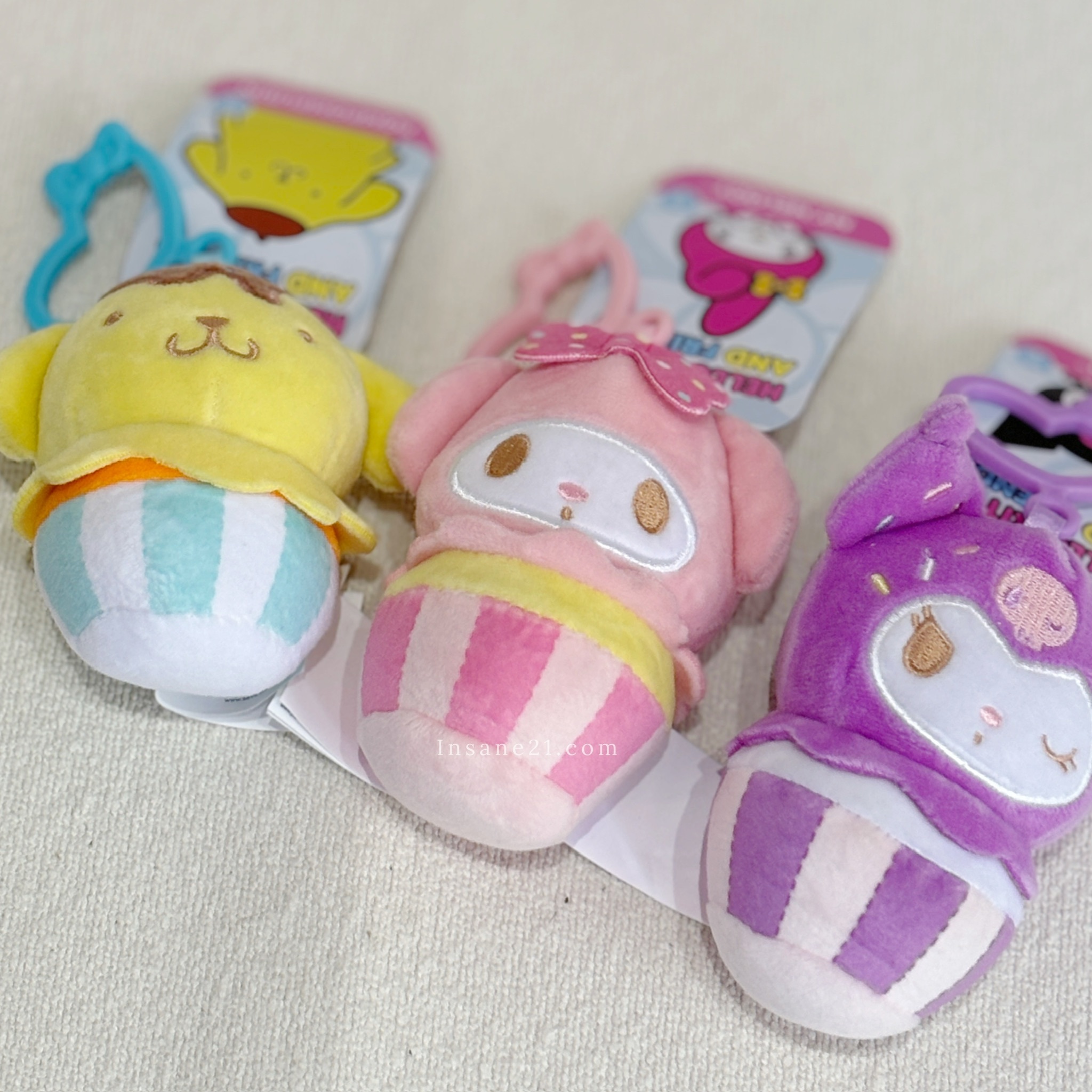 SANRIO 三麗鷗 杯子蛋糕 吊飾 造型絨毛玩具 國外限定/現貨