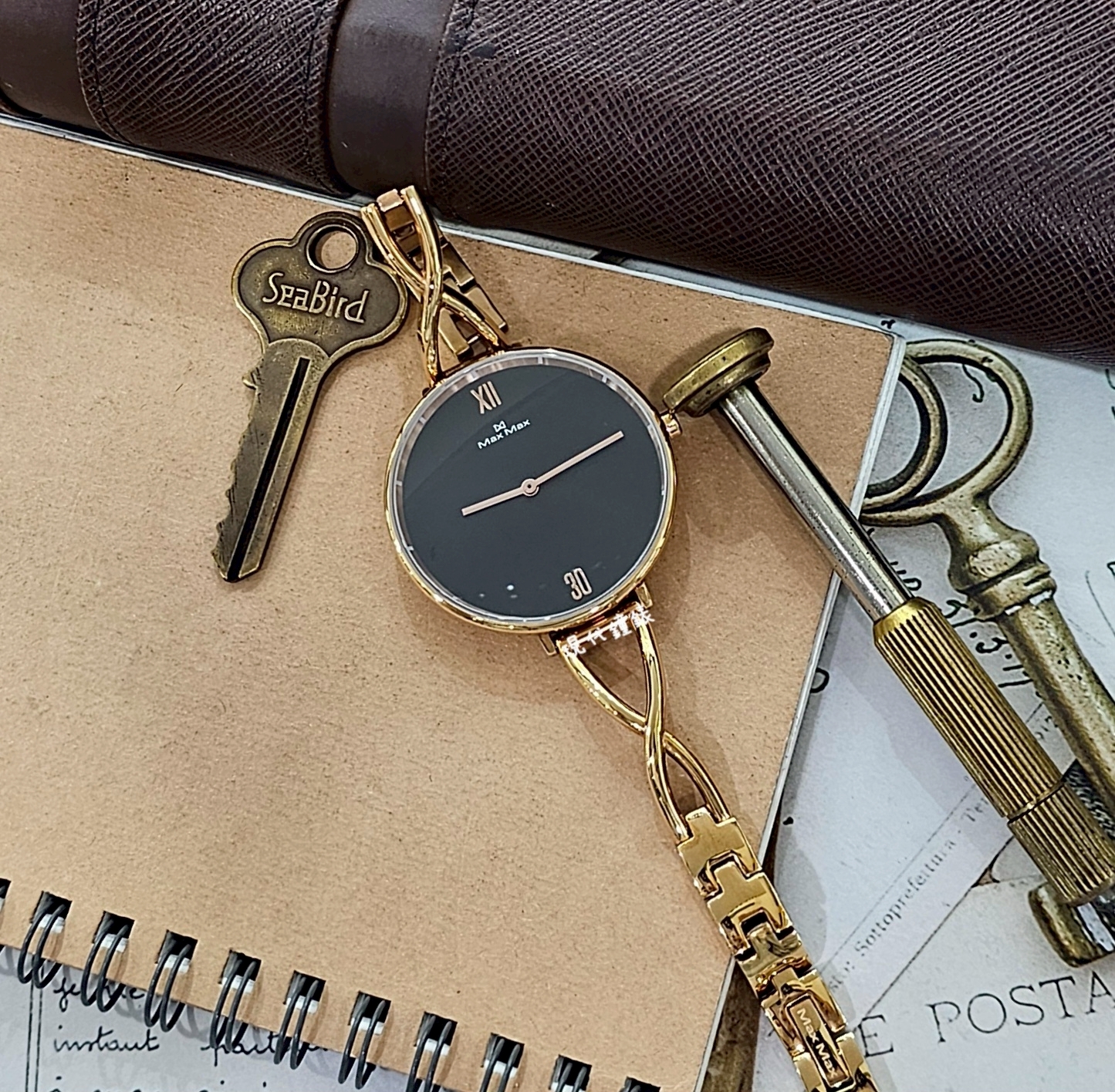 【Max Max】晶耀系列 耀岩極鋒黑MAS7032-1 38mm現代鐘錶