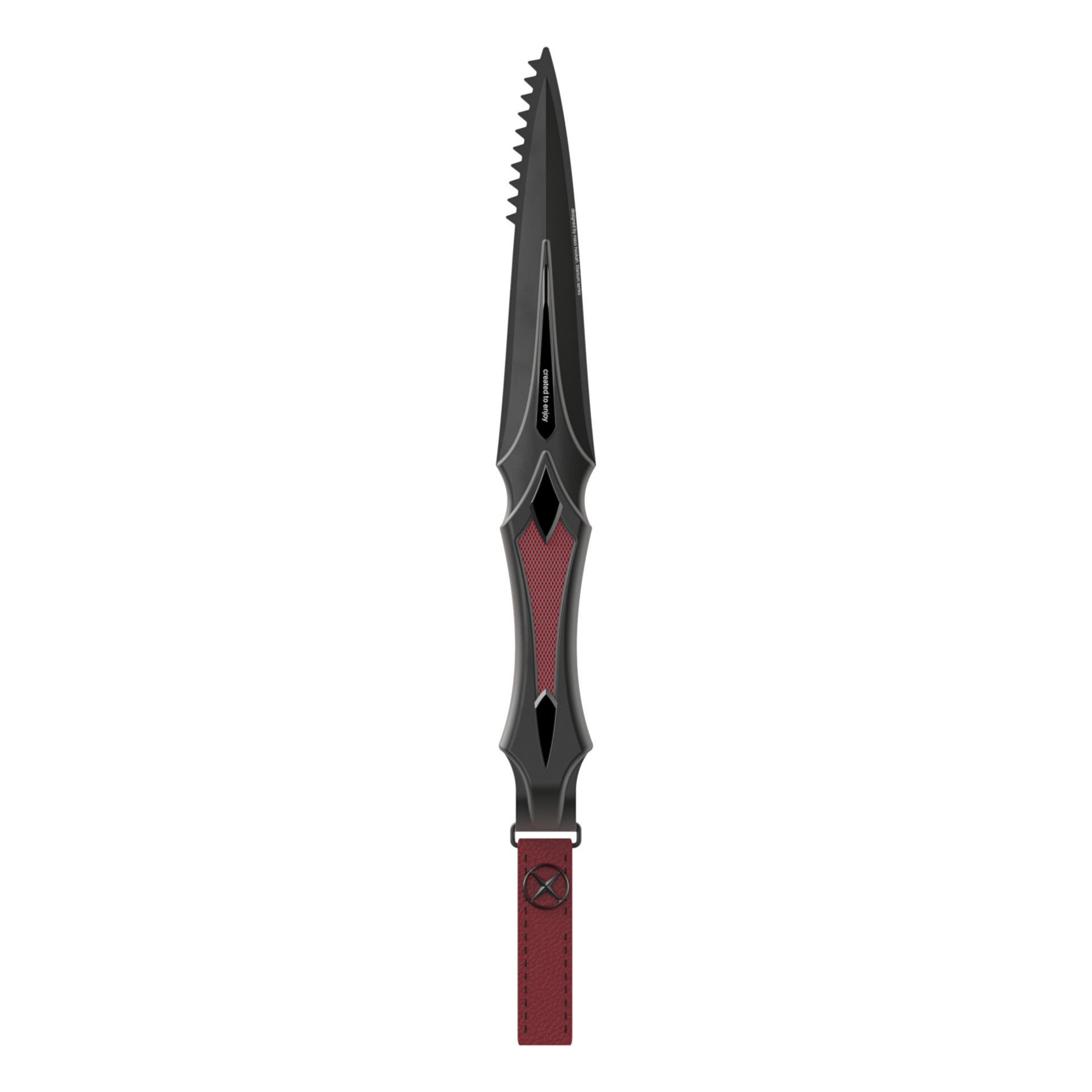 Maxx Hookah Tong - Ruby Black