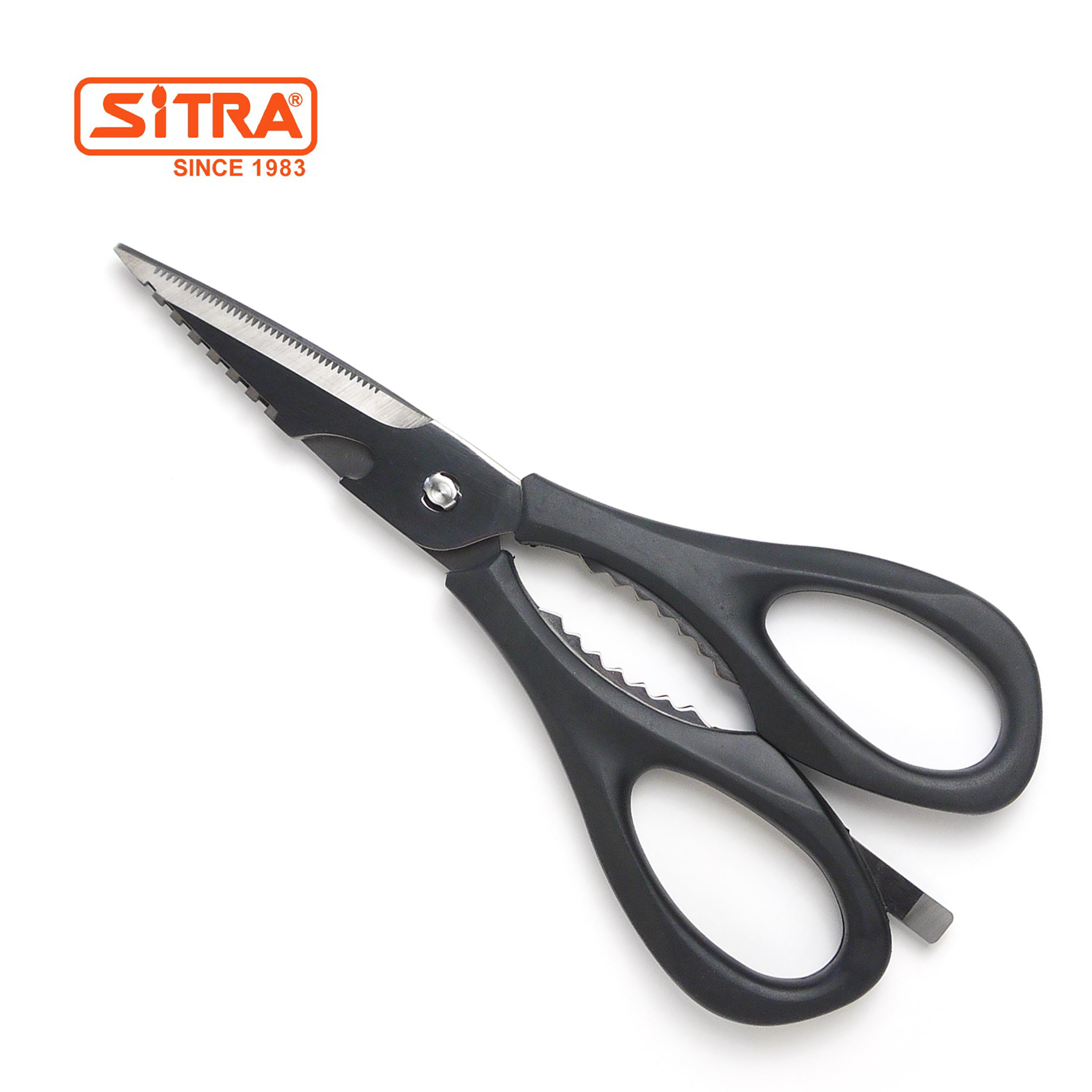 SITRA 不銹鋼+黑鈦金屬5合1多功能廚剪