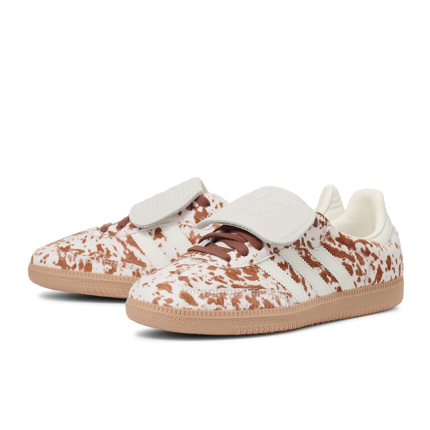 預購┃adidas SAMBA LT W 翻鞋舌 長鞋舌 乳牛紋 動物紋 咖啡色 米色