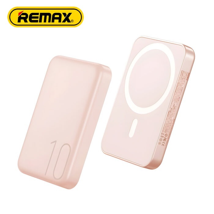 (2026春季限時優惠) Remax RPP-65 10000mAh磁吸無線充電行動電源 (3C認證) - Pink
