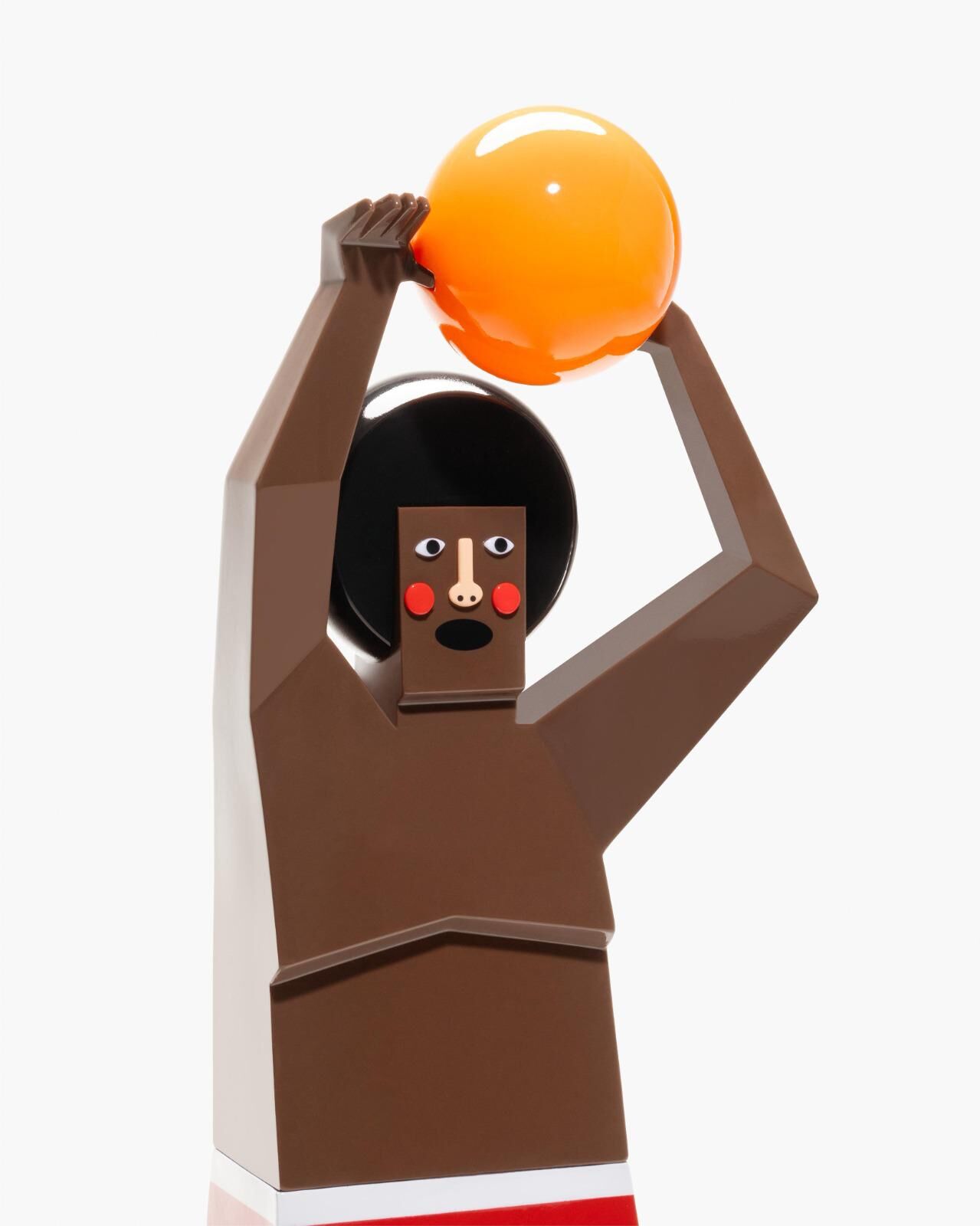 Nina Chanel Abney : “Bravo" Figure, 2025