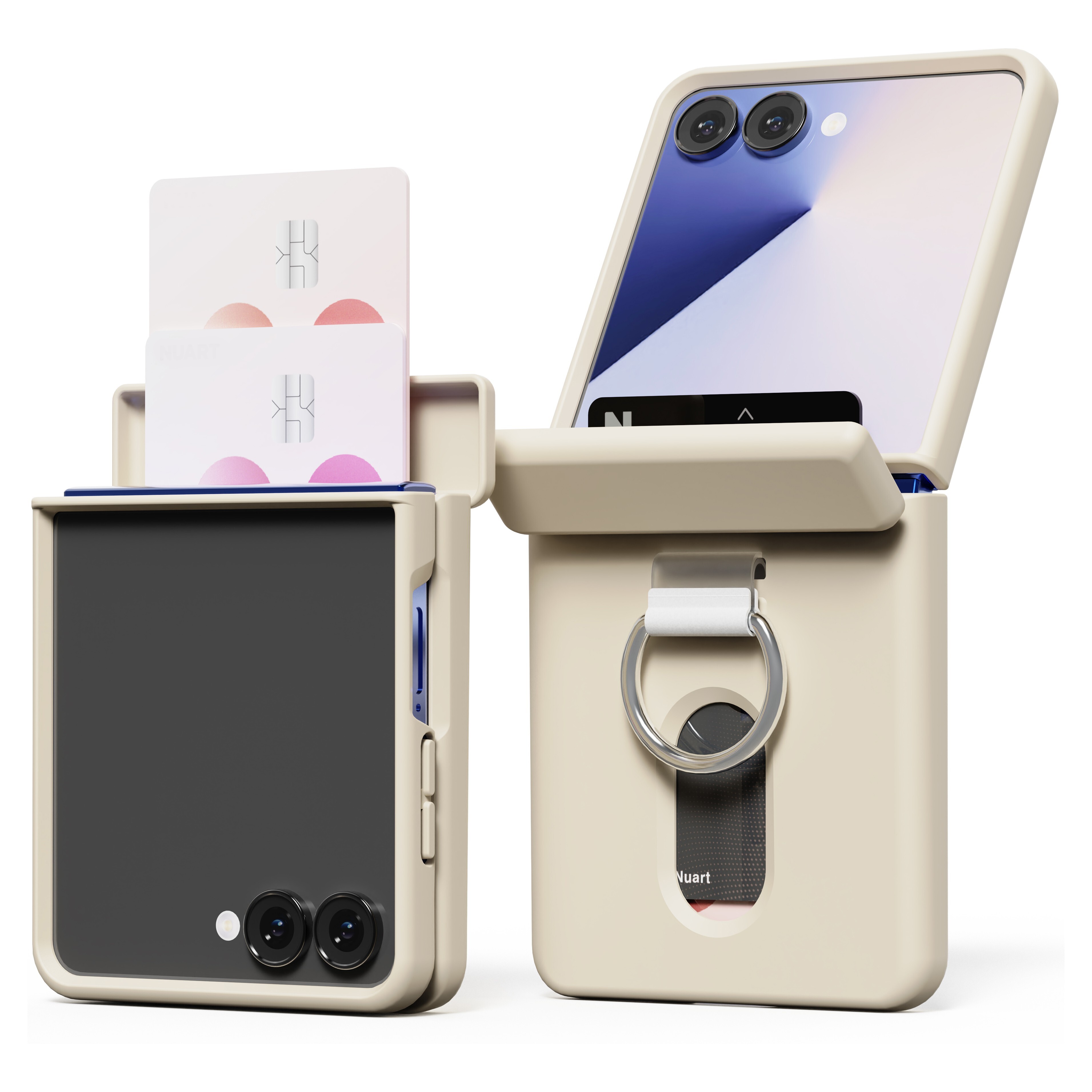 【部分現貨】XPRO - Modern Card Ring - Samsung Flip 7 Case 指環插卡槽鉸鏈保護手機硬殼 FE