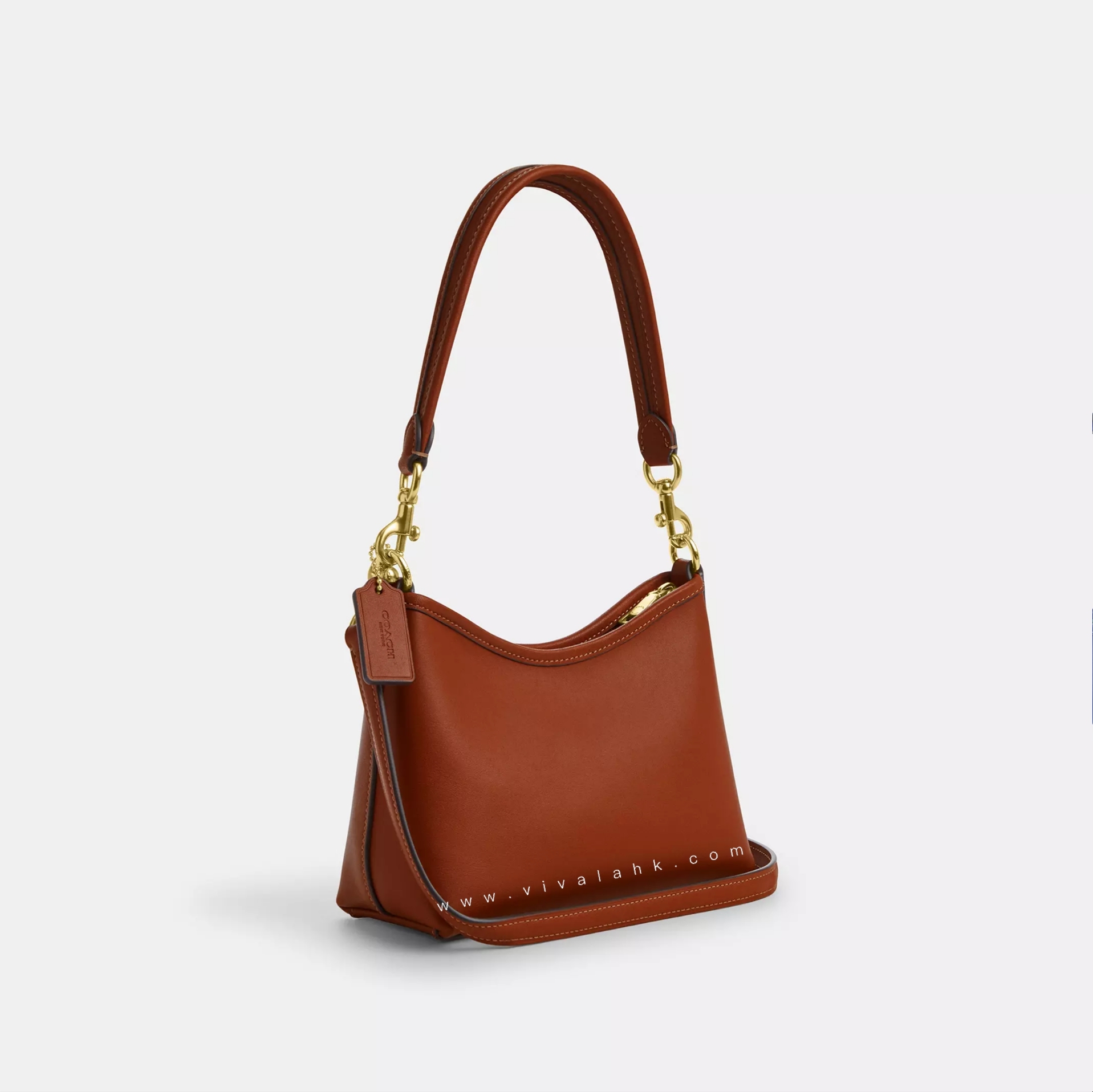 Coach - Laurel 單肩+斜孭多用袋 (S) (滑皮) (CBH68)