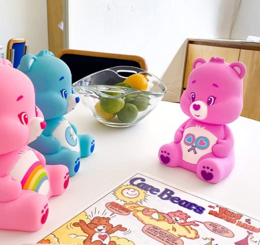KR carebears矽膠拍拍夜燈