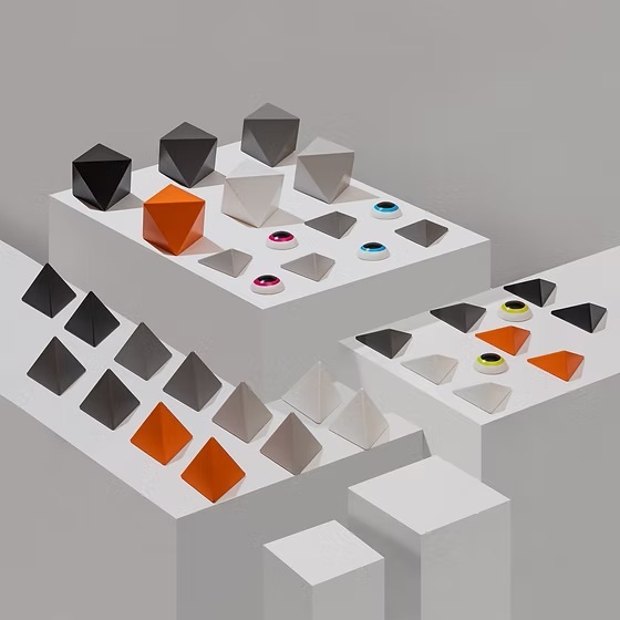 Trido 磁力積木 高階組 36PCS - 白銀時代(Greyscale)