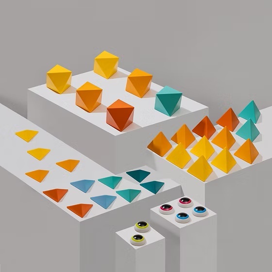 Trido 磁力積木 高階組 36PCS - 璀璨光陰(Honey)