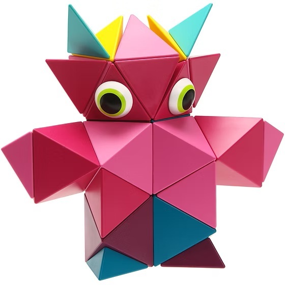 Trido 磁力積木 高階組 36PCS - 熾焰飛茫(Flamingo)