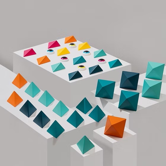 Trido 磁力積木 高階組 36PCS - 瀚海流光(Laguna)