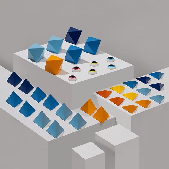 Trido 磁力積木 高階組 36PCS - 仲夏晴空(Sky)