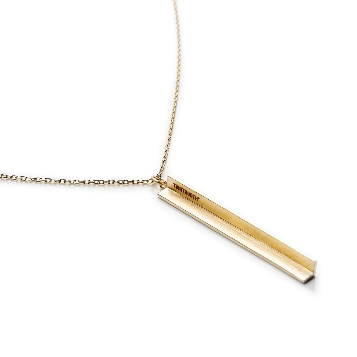 アクセサリー tightbooth ANGLE IRON NECKLACE ANGLE IRON NECKLACE - Brass - TIGHTBOOTH® タイトブース