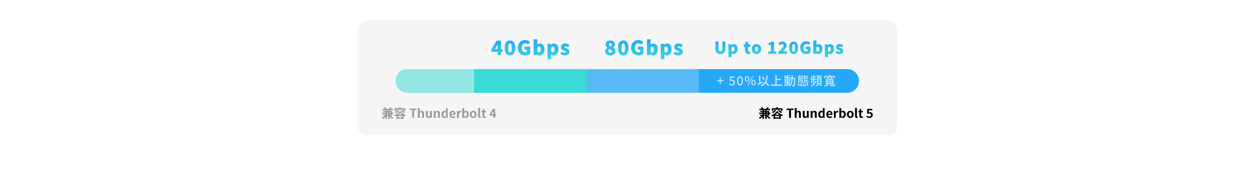 Thunderbolt 5 測試數據