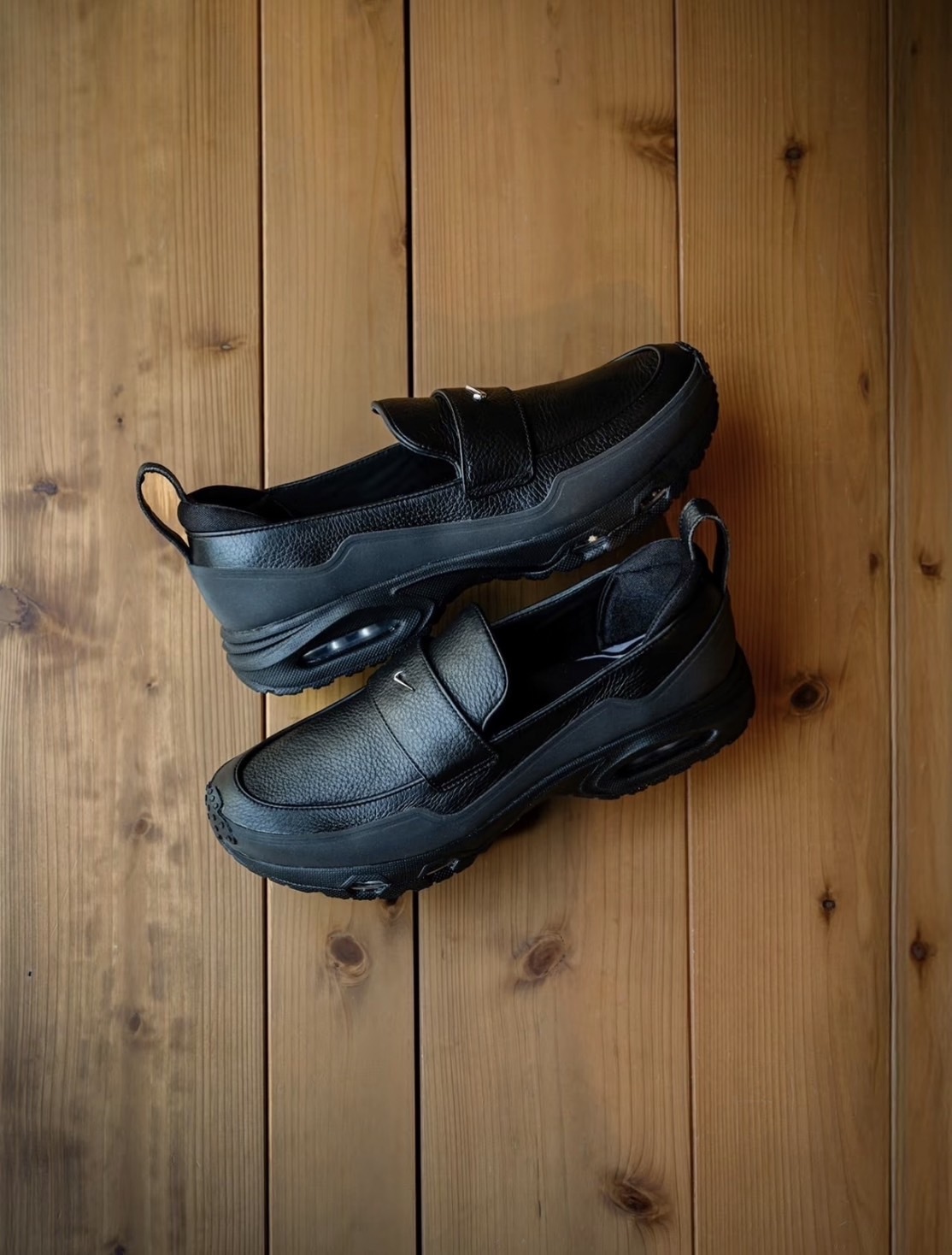 Nike x SWDC Air Max Phenomena 聯名款 女款 樂福鞋 黑銀 反光 金屬小勾 HJ4400-002