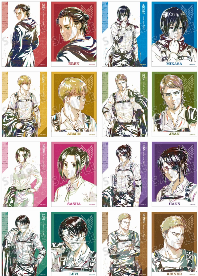 [代購][預訂] 進擊的巨人 Ani-Art 第4弾 相卡2張SET