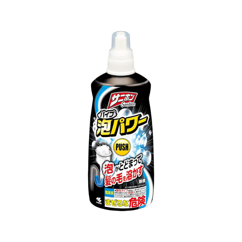 小林製藥 廚房廁所排水管疏通劑 泡沫裝 400ml (Barcode: 4987072032657)