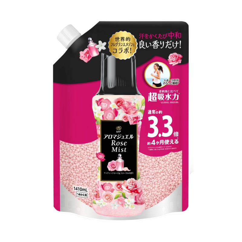 寶潔 Lenor Happiness香氛柔順洗衣珠 補充裝1410ml 玫瑰花香 (Barcode: 4987176242259)