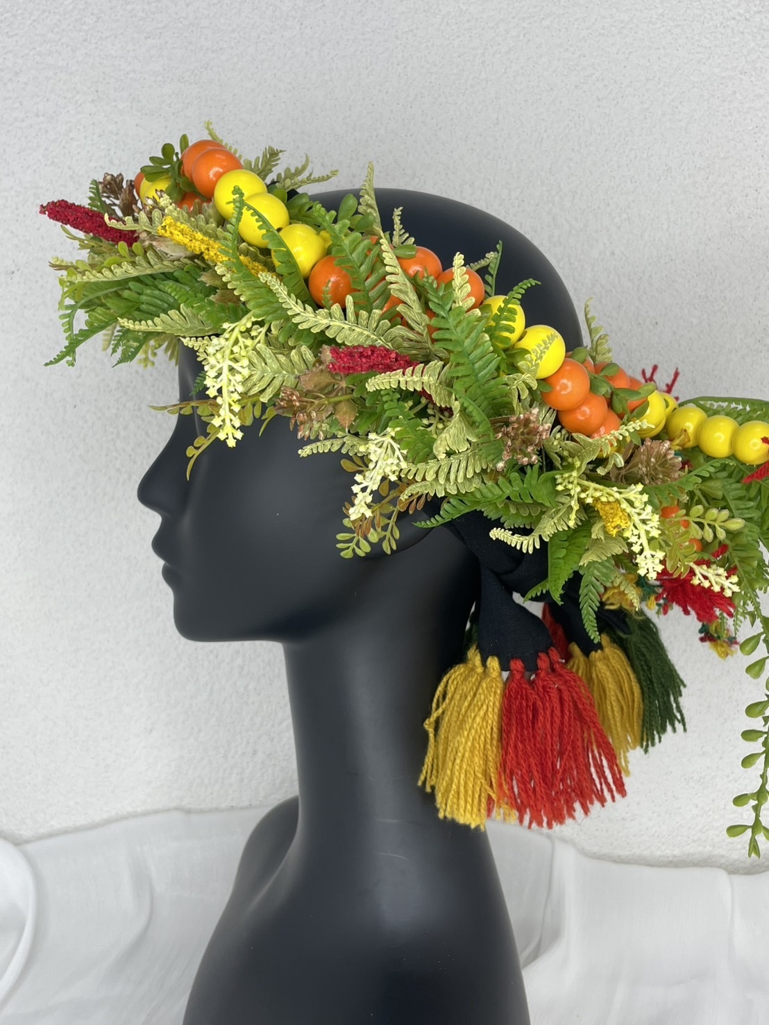 M-No.74木珠花環58cm