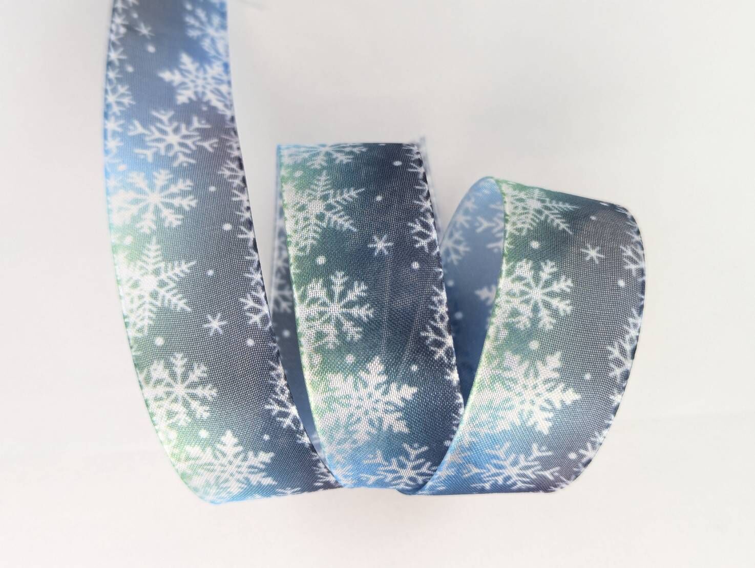 夜藍雪花/透光平織/25mm