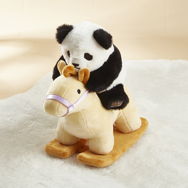 Elder Sister "Jia Jia" Ride on the Horse Plush