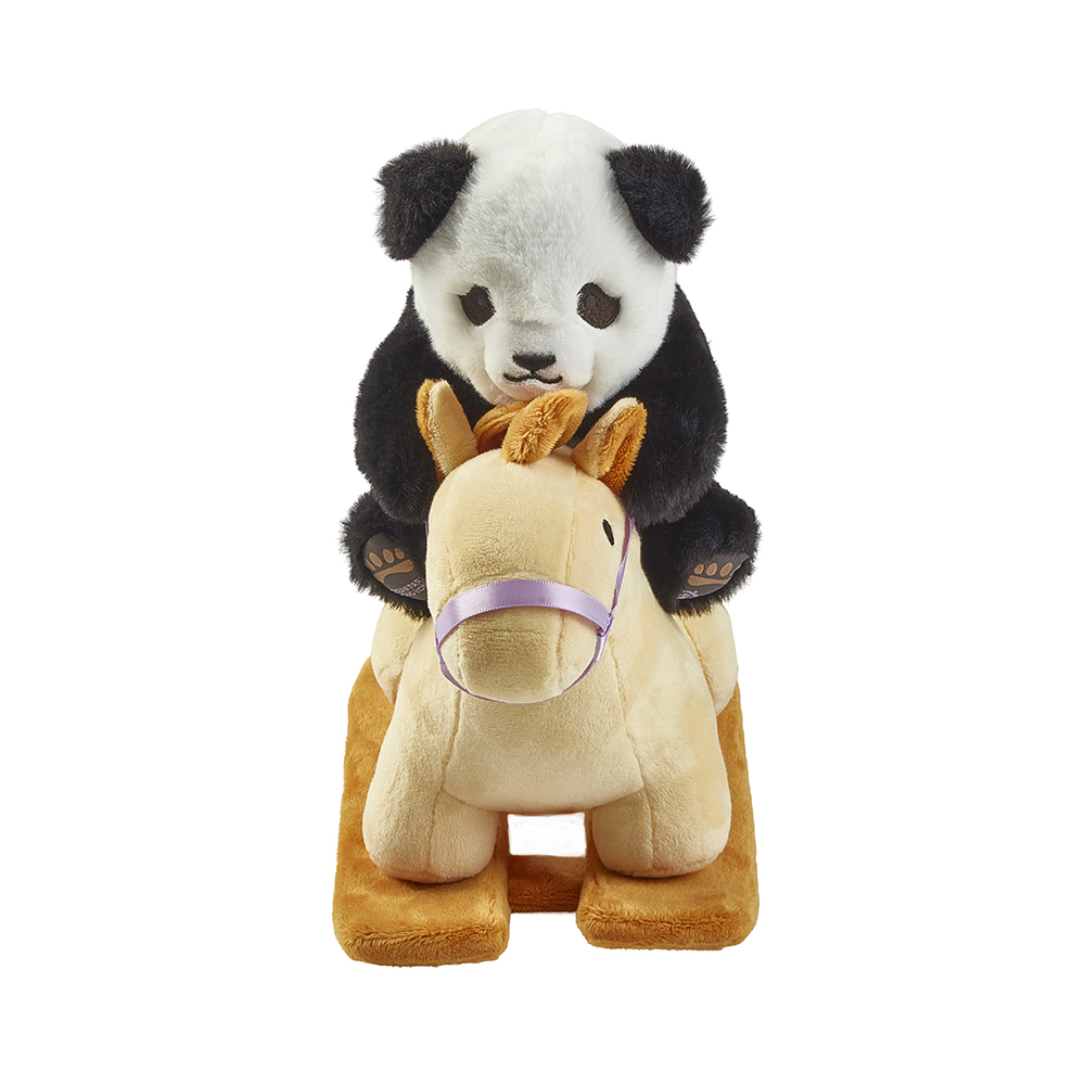 Elder Sister "Jia Jia" Ride on the Horse Plush