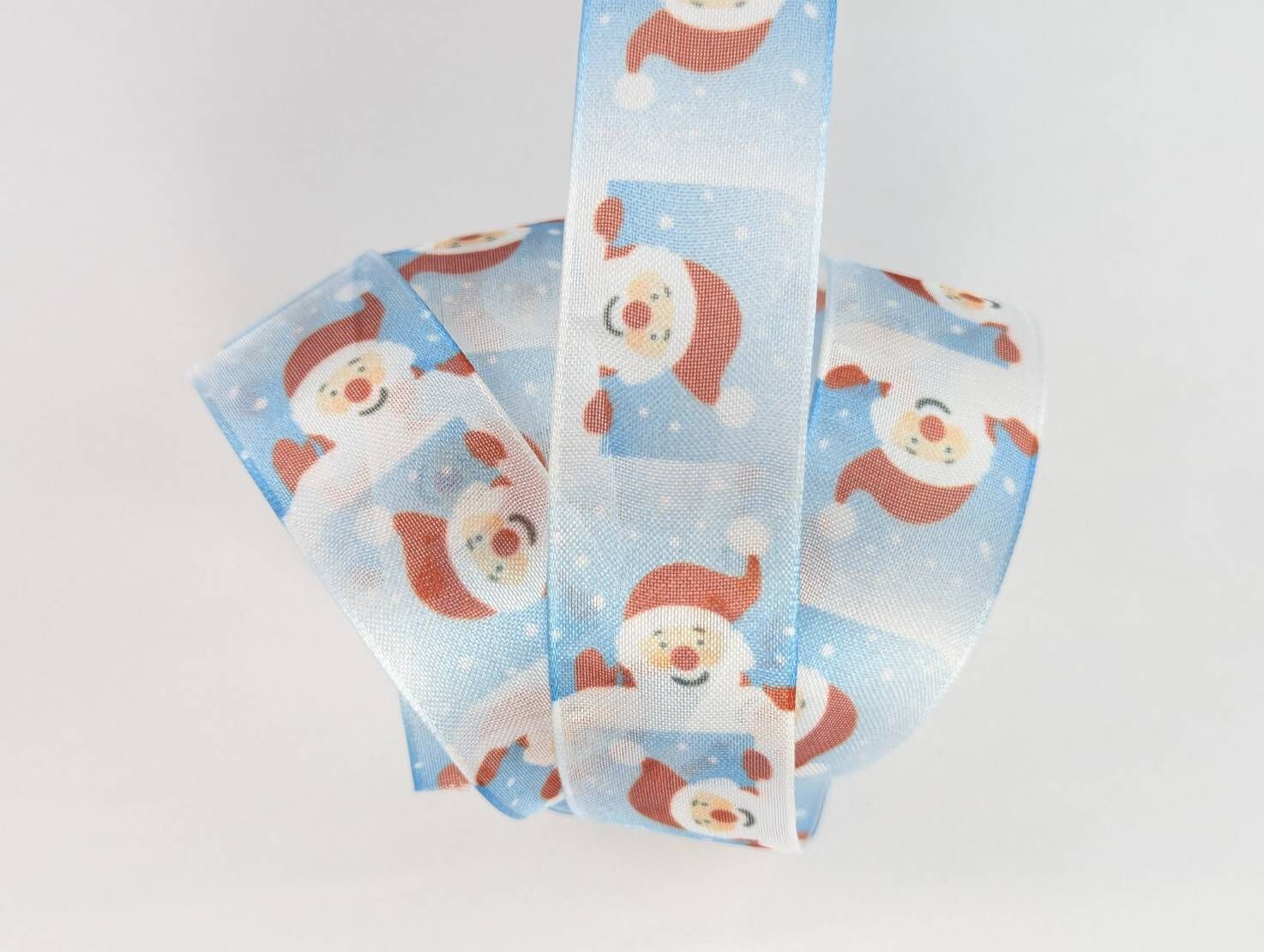 冬日聖誕老人/透光平織/25mm