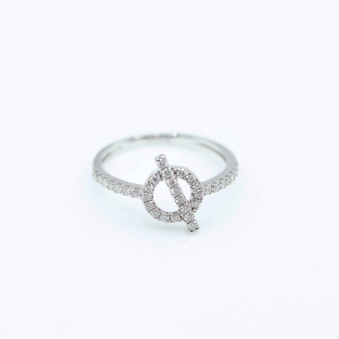 造型鑽戒0.34ct/18k