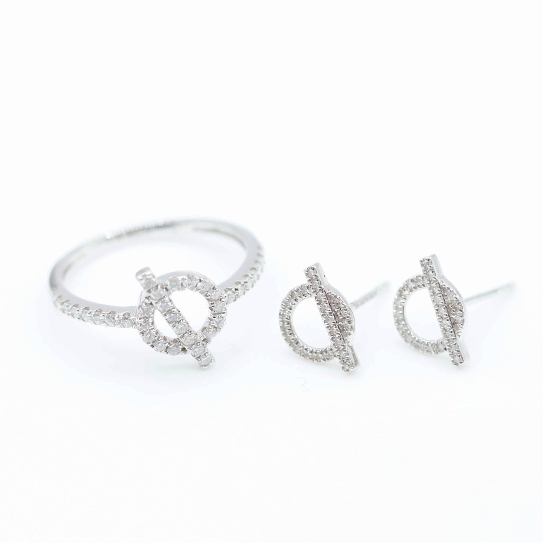 造型鑽戒0.34ct/18k