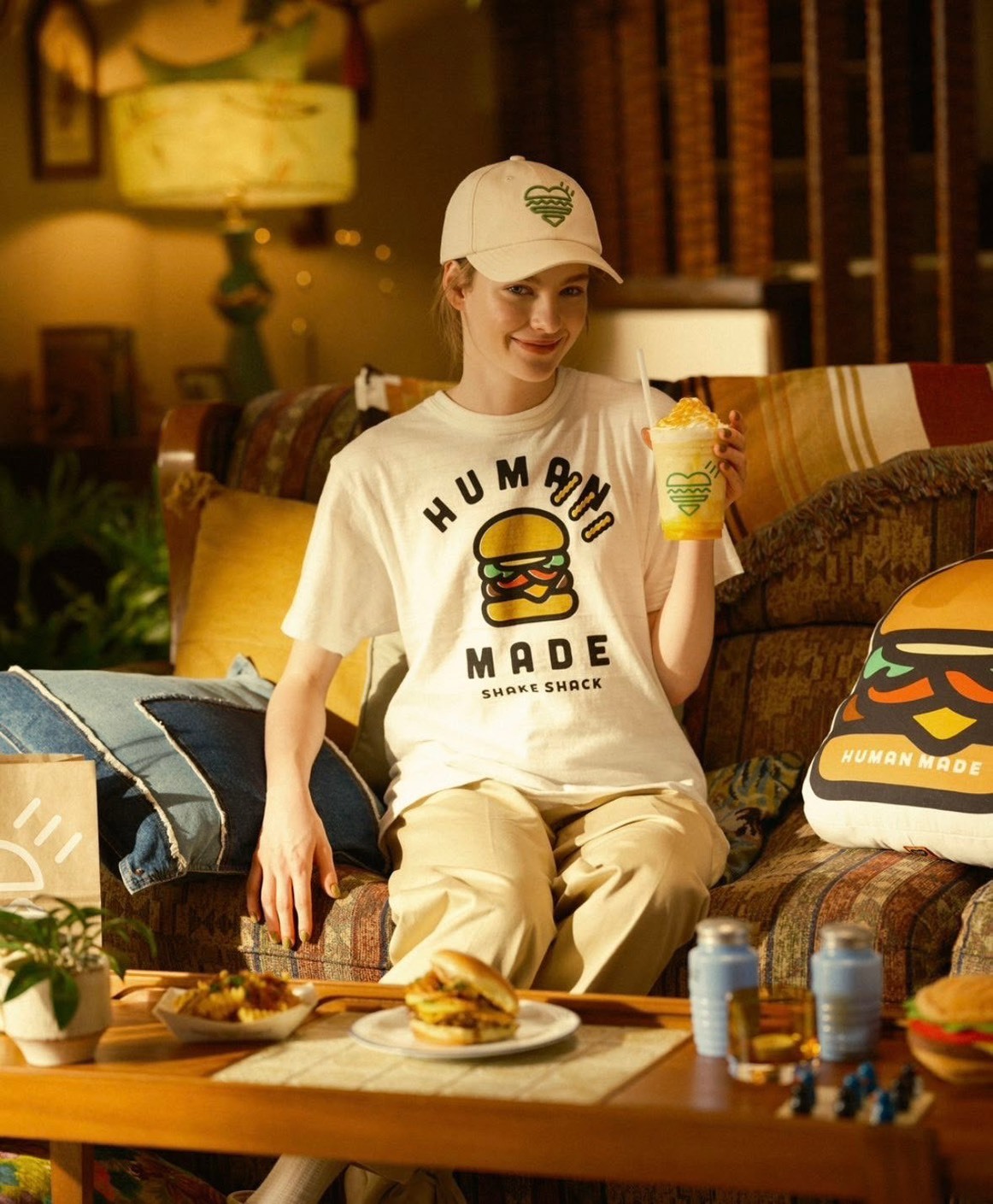 HUMAN MADE x SHAKE SHACK T-SHIRT 聯名漢堡短袖