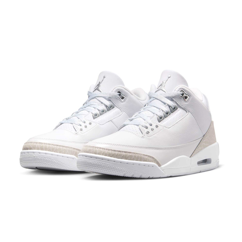 Air Jordan 3 "Pure Money" 純白 爆裂紋 男款 CT8532-111 [台灣現貨]