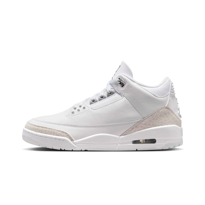 Air Jordan 3 "Pure Money" 純白 爆裂紋 男款 CT8532-111 [台灣現貨]