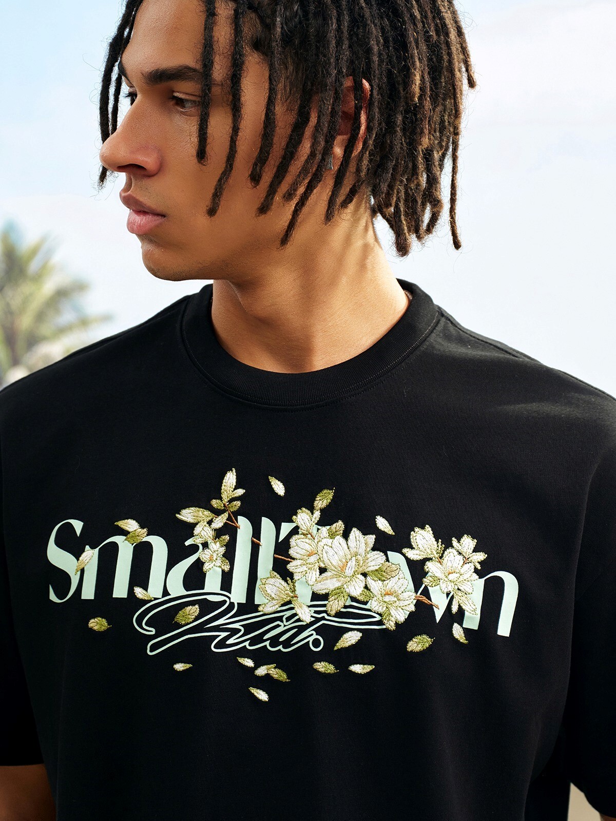 STK SmallTownKid 花漾小鎮 刺繡 短袖 T