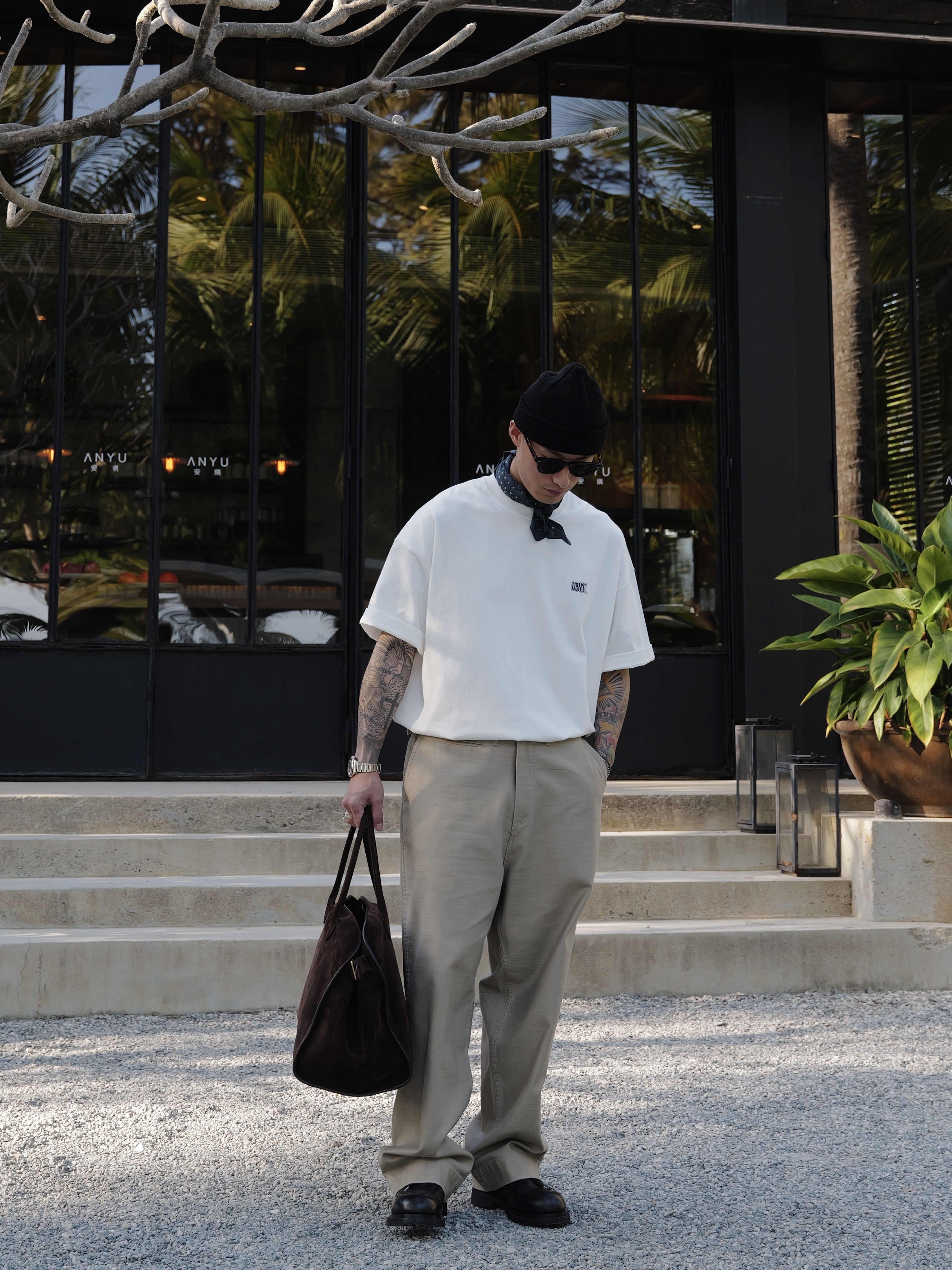 #預購 UNBENT 25SS 夏季新款 休閒百搭 刺繡LOGO 純棉短袖 三色