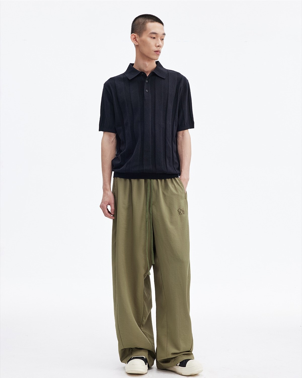 MEDM 涼感防曬 透氣輕薄垂墜感 寬鬆闊腿 長褲