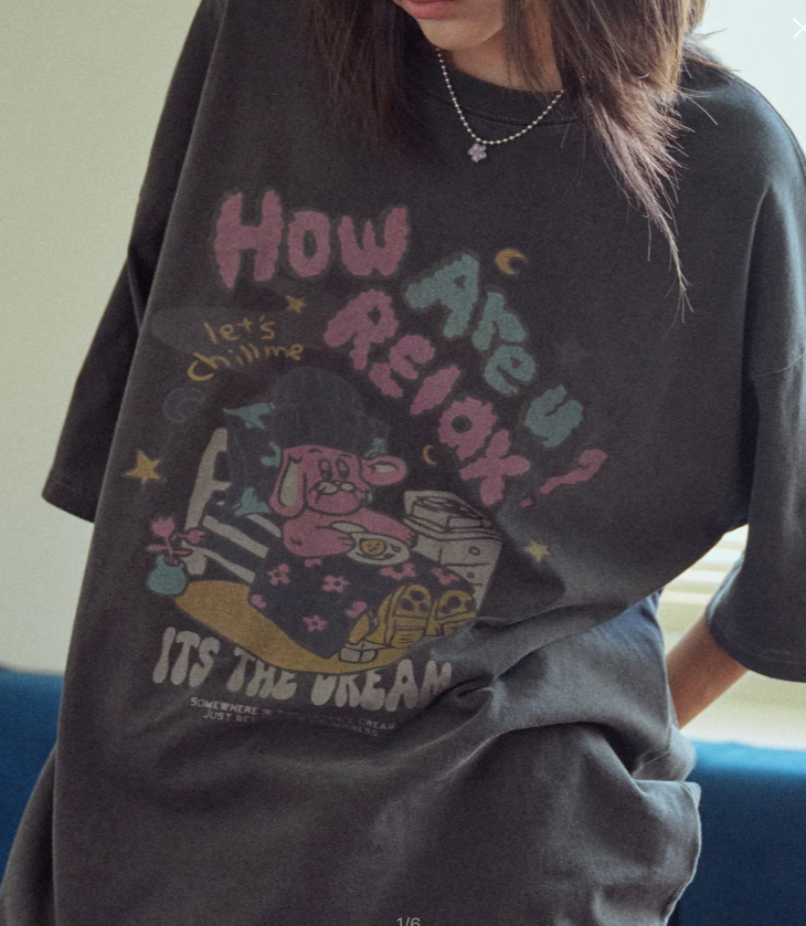 CPGN STUDIO / Relax Hoppi pigment short T-shirt / smokeblack /   JUL25