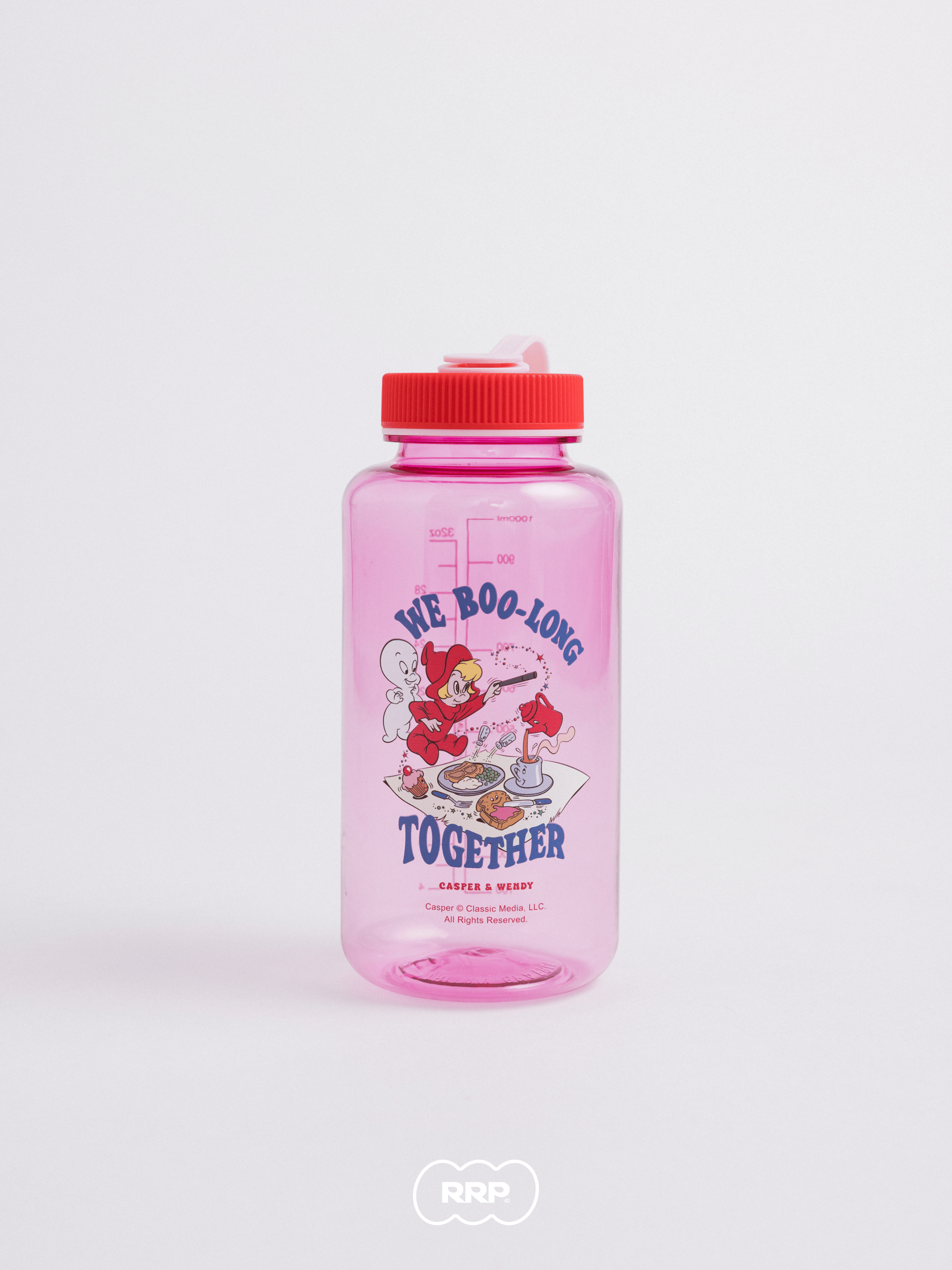 RRP】Casper 鬼馬小精靈Tritan大容量水壺1000ml（粉）