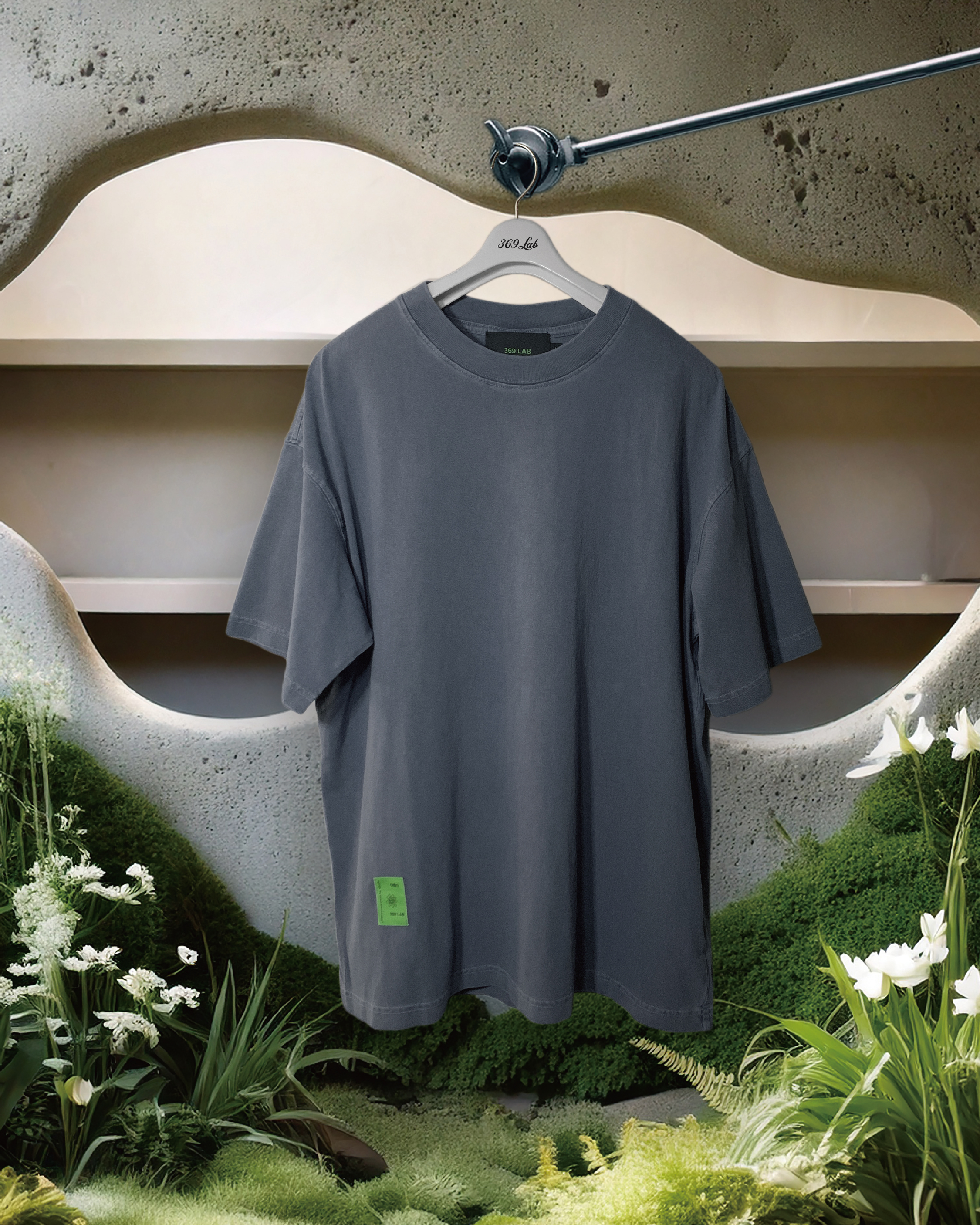 369Lab Vintage Washed Tee - Blue