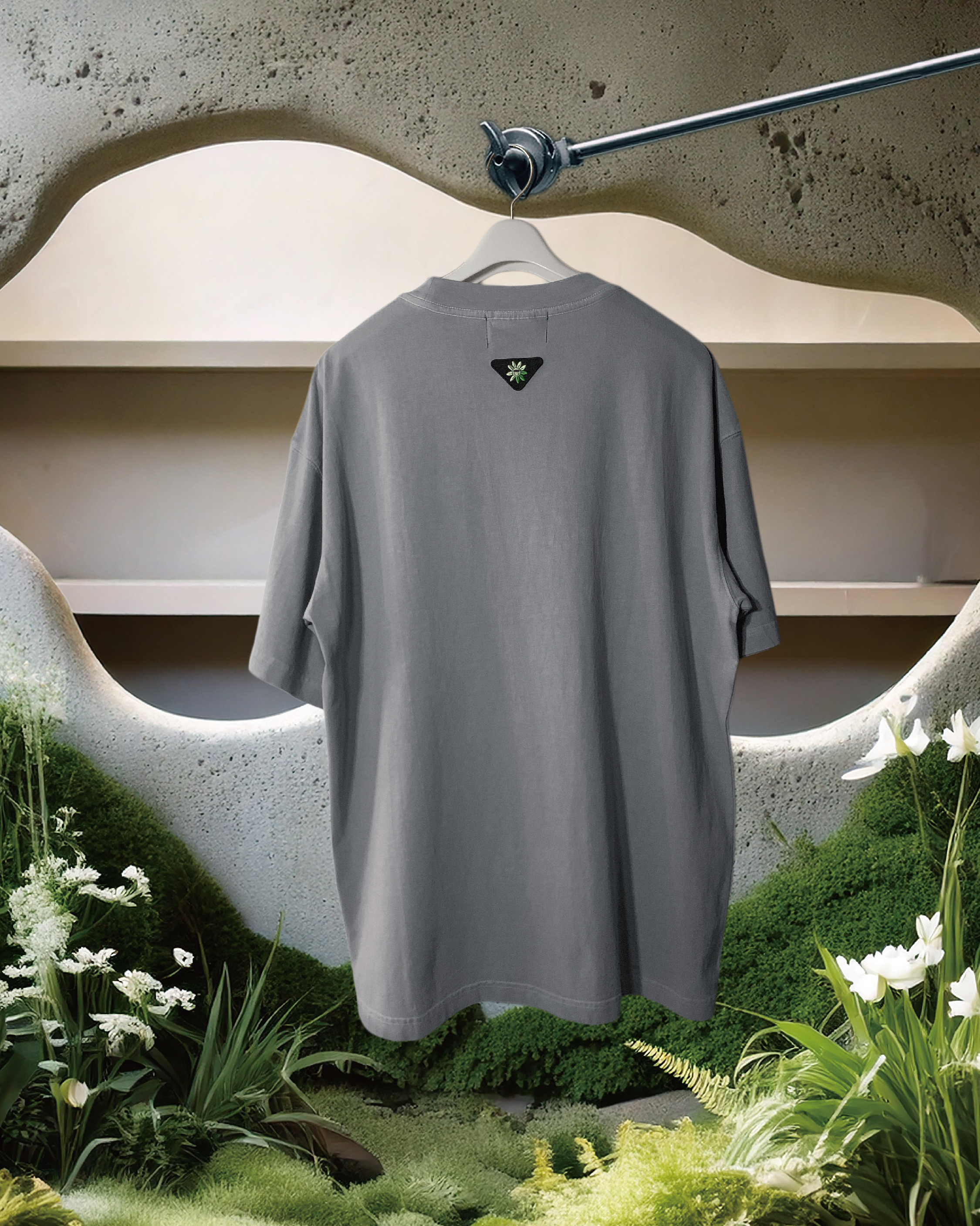 369Lab Vintage Washed Tee - Grey