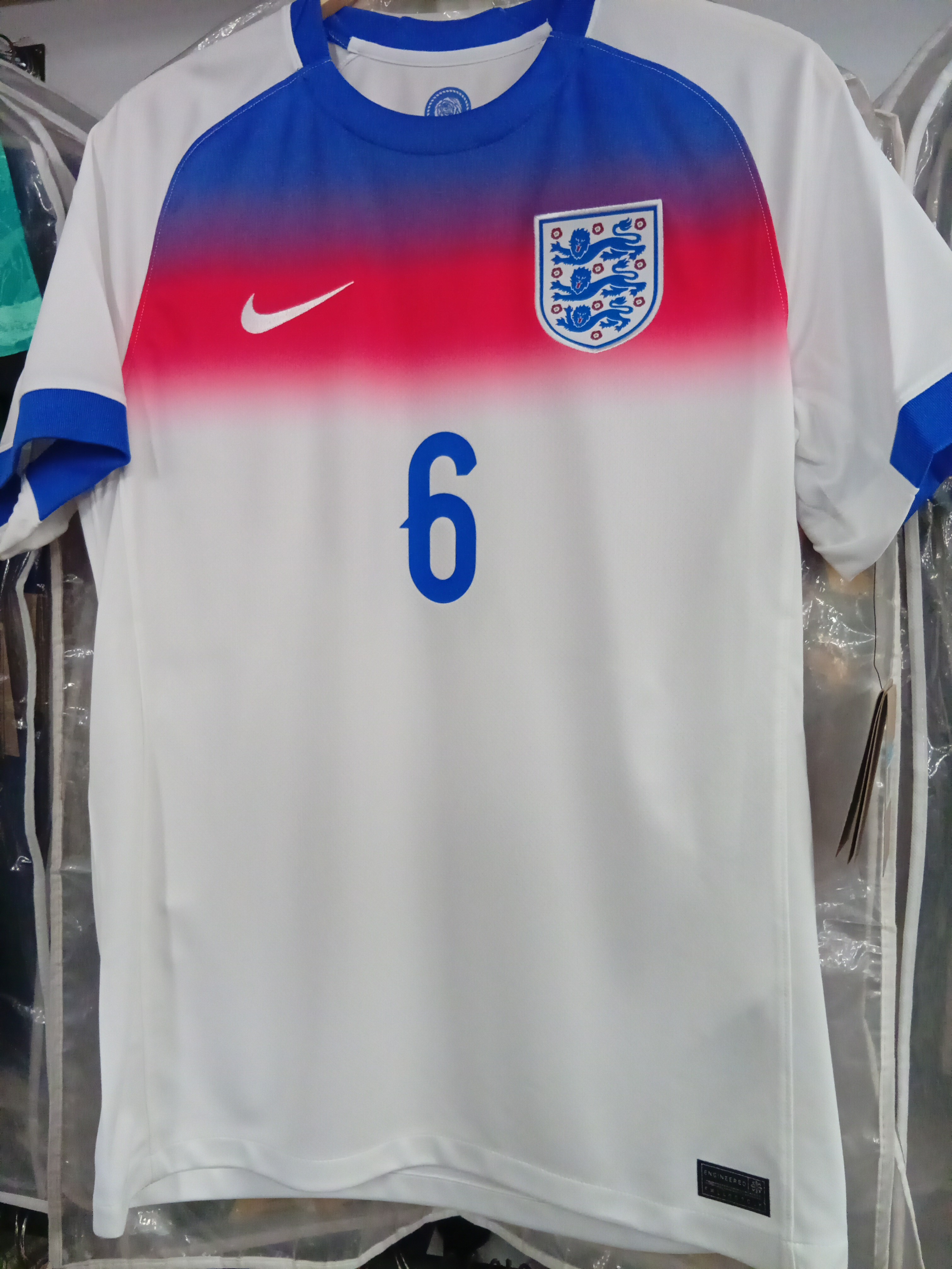 2025英格蘭女子國家隊主場球迷版球衣