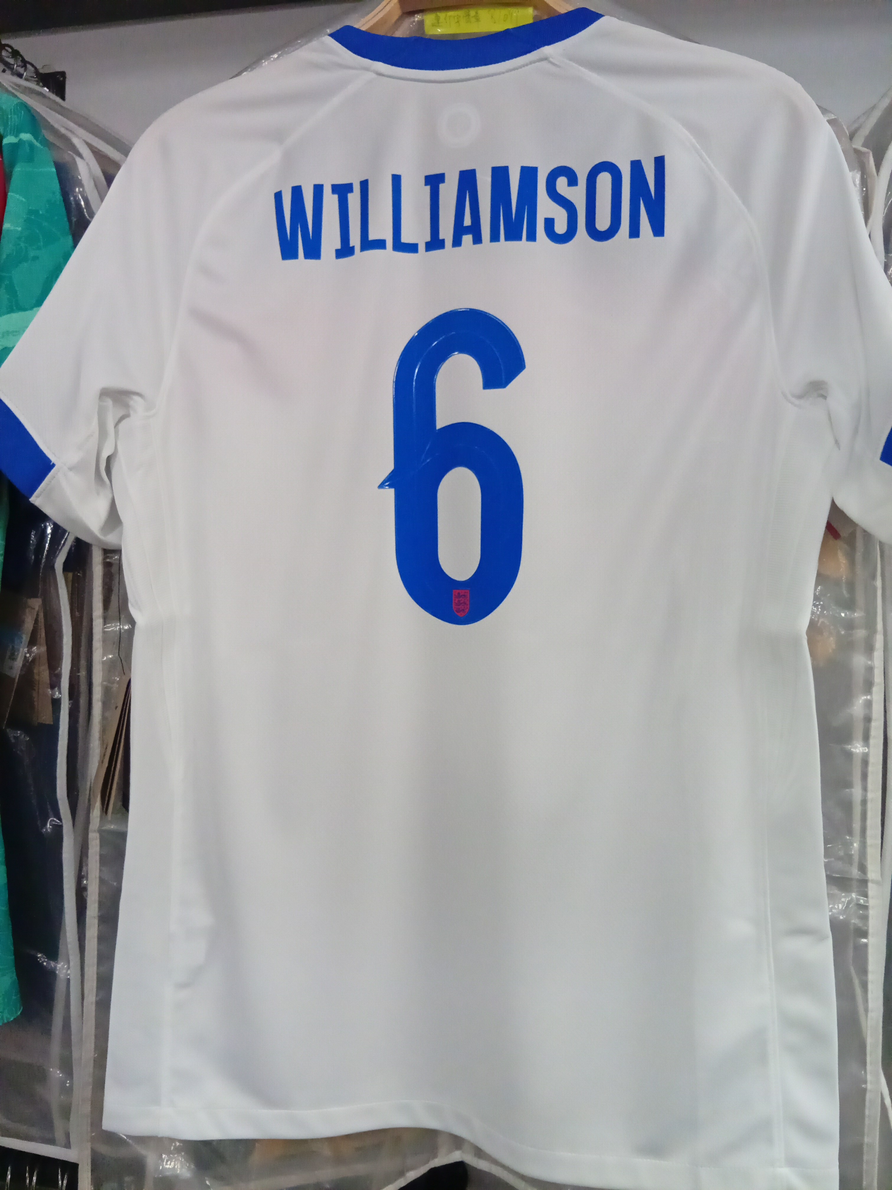 2025英格蘭女子國家隊主場球迷版球衣