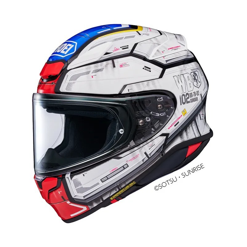 SHOEI Z-8 RX-78-02 GUNDAM TC-10 鋼彈聯名彩繪
