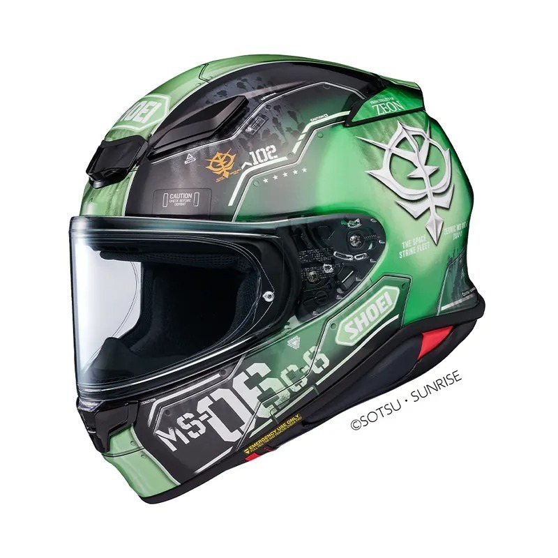 SHOEI Z-8 MS-06C-6 ZAKU II TC-4 鋼彈聯名彩繪