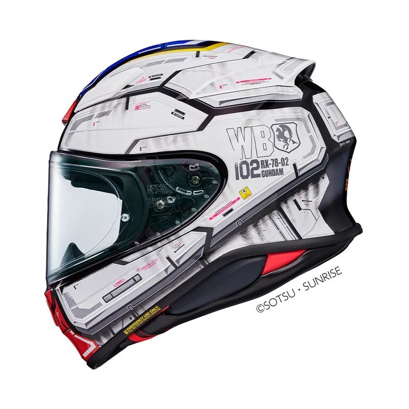 SHOEI Z-8 RX-78-02 GUNDAM TC-10 鋼彈聯名彩繪