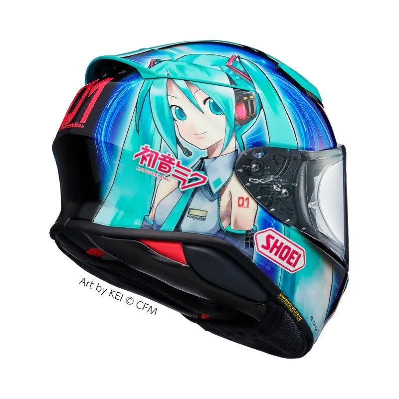 SHOEI Z-8 HATSUNE MIKU TC-4 初音未來 聯名彩繪
