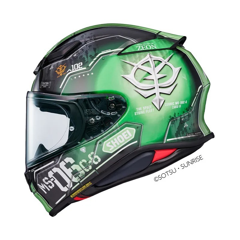 SHOEI Z-8 MS-06C-6 ZAKU II TC-4 鋼彈聯名彩繪