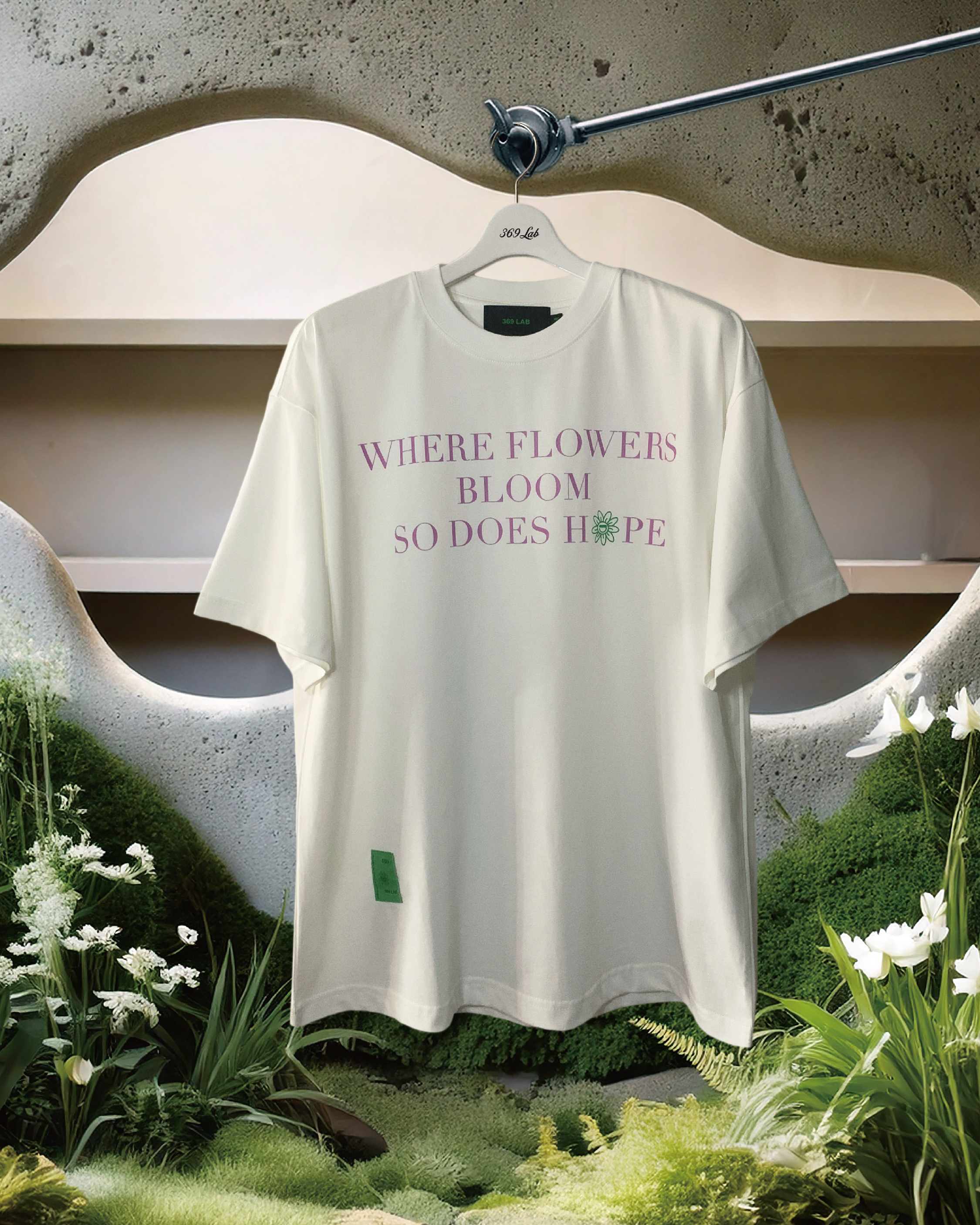 369Lab  Hope Quote Tee - White