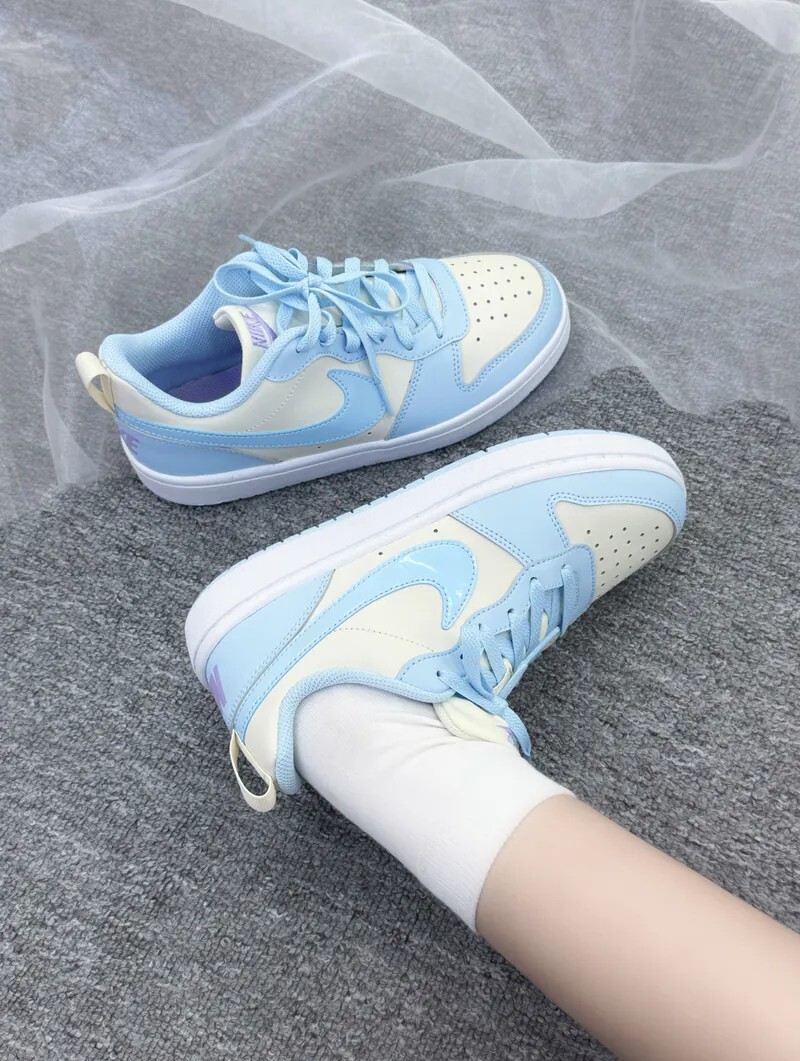 Nike Court Borough low GS 小Dunk 冰川藍 天空藍 藍黃色 大童款 IH4048-001