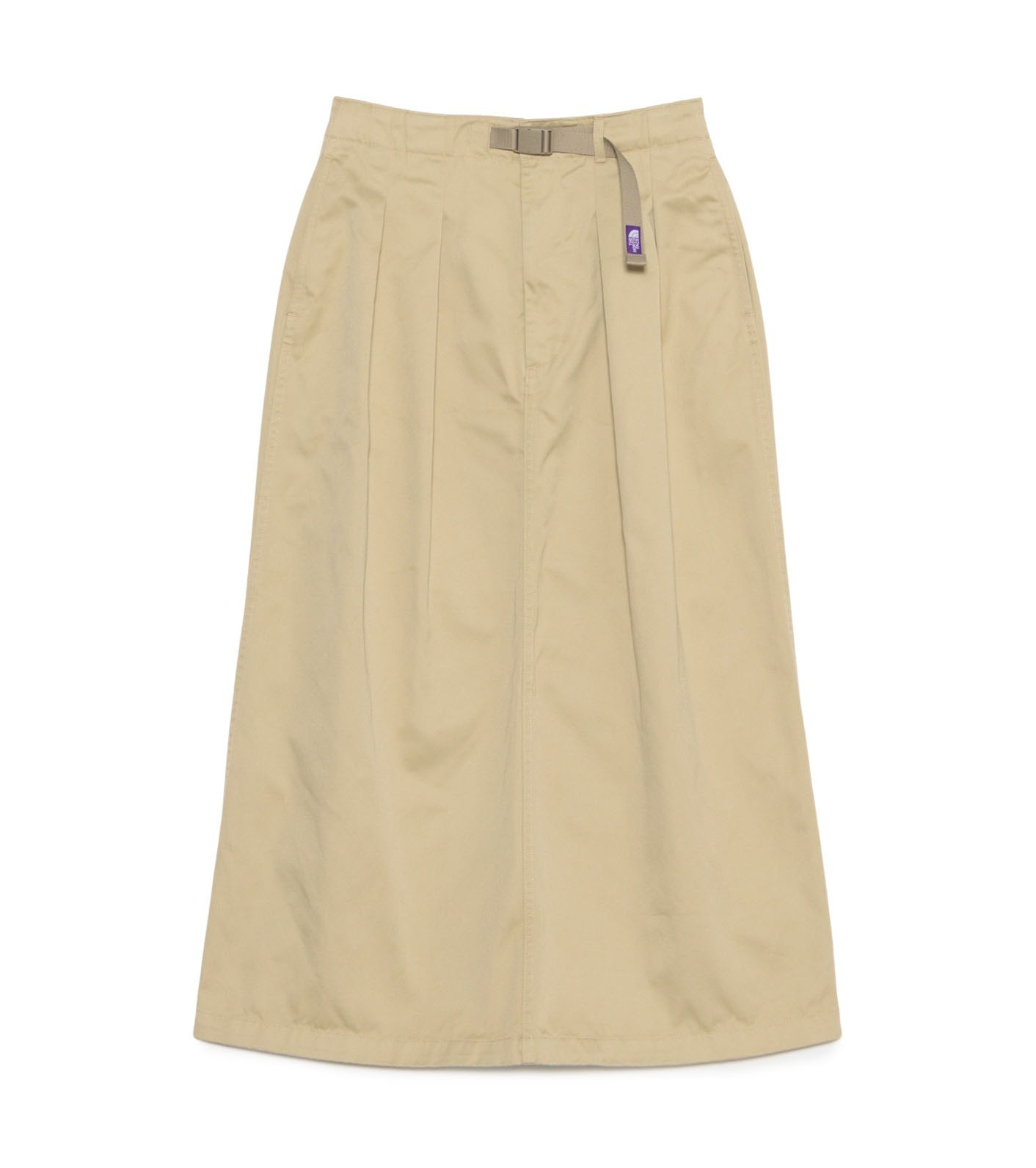 預購┃日本 TNF 紫標 Chino Tuck Field Skirt 斜紋 打褶 開衩 長裙